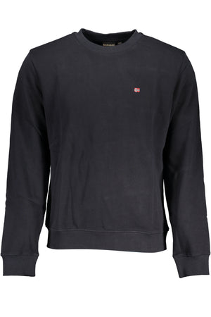 Napapijri Men's Black Zipless Sweatshirt