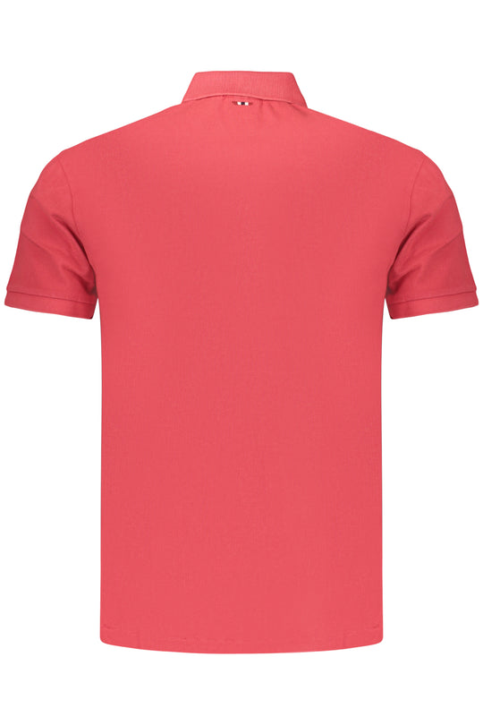 Napapijri Men's Short-Sleeve Polo Shirt, Red