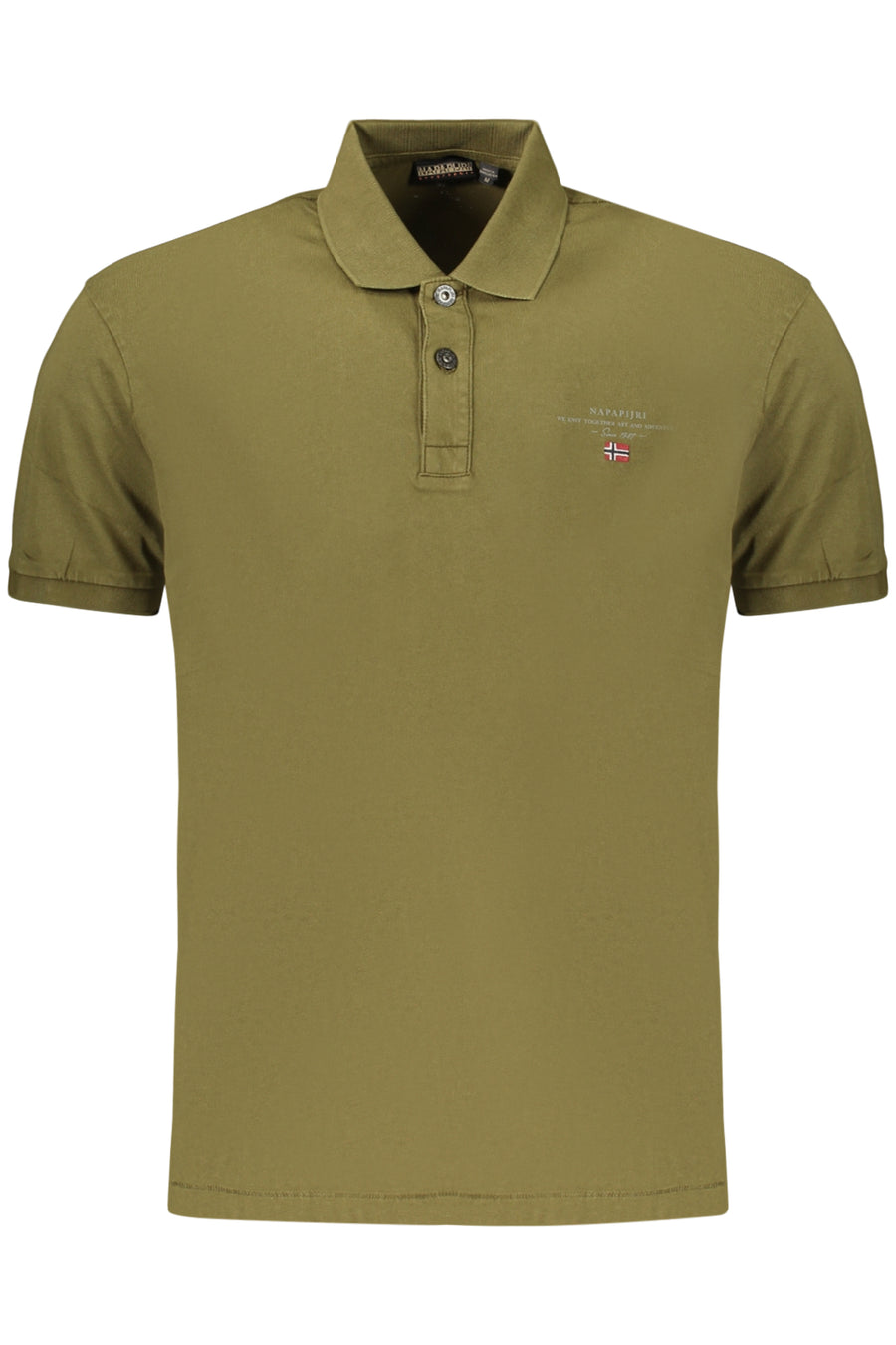 Napapijri Men's Short-Sleeve Polo Shirt, Green