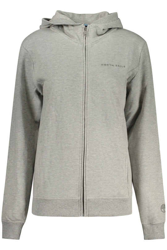 North Sails Women's Zipped Sweatshirt Grey