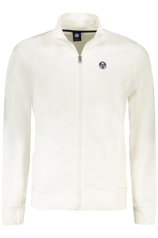 North Sails Men's White Zip-Up Sweatshirt