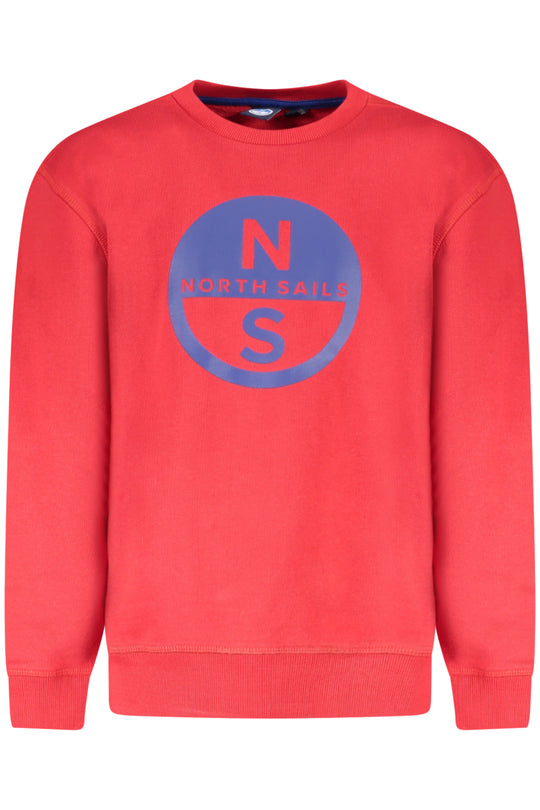 North Sails Red Children's Zip-Less Sweatshirt