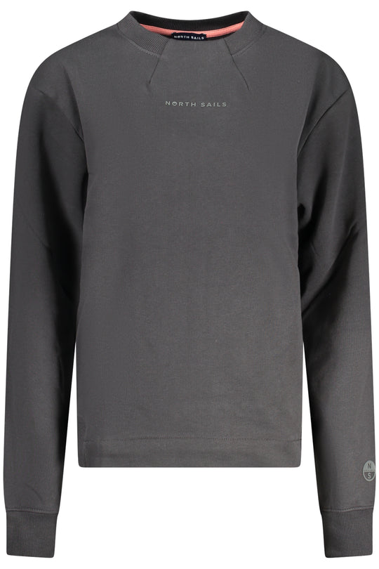 North Sails Women's Zip-Up Sweatshirt, Black