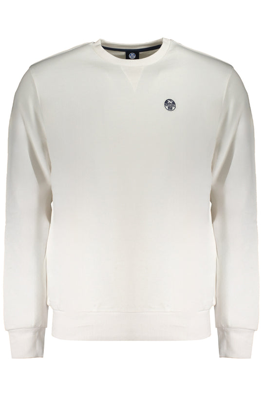 North Sails Men's Zip-Up Sweatshirt White