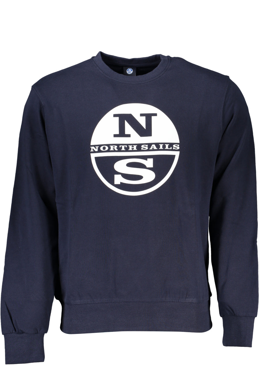 North Sails Men's Blue Zipless Sweatshirt