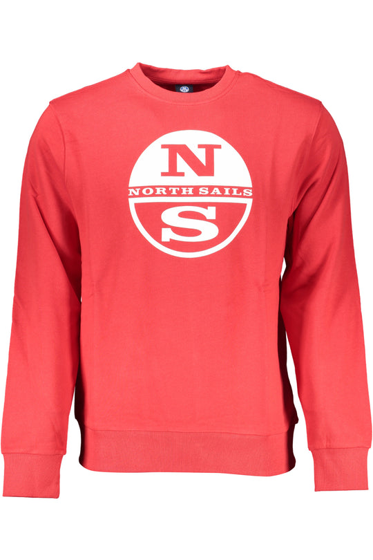 North Sails Men's Red Zip-Out Sweatshirt
