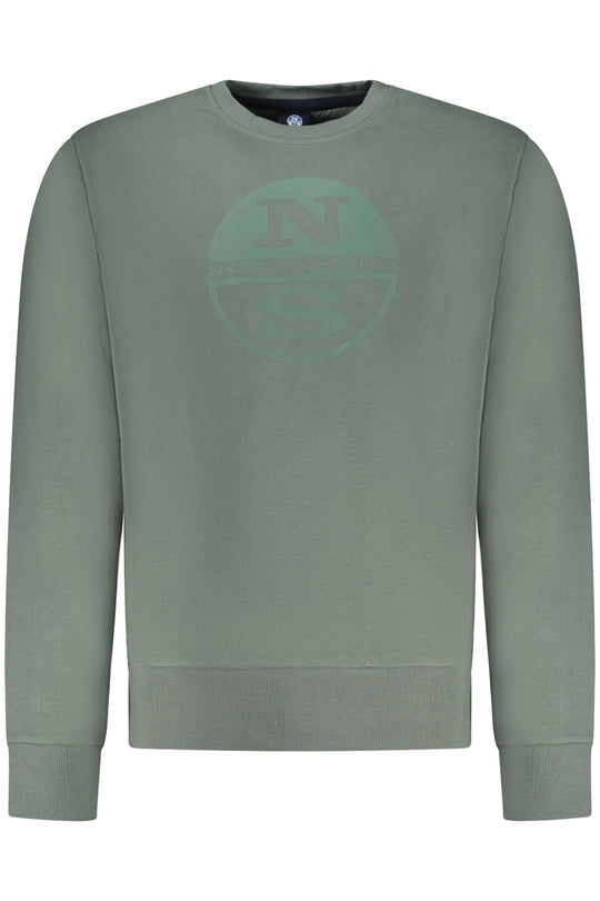 North Sails Men's Zip-Up Sweatshirt, Green