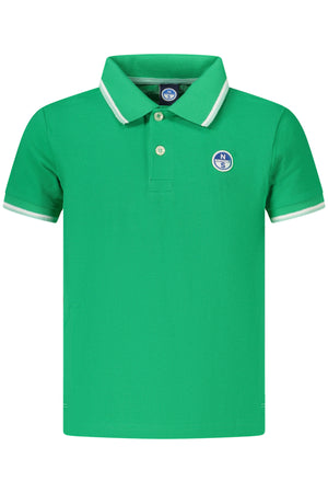 North Sails Children's Short-Sleeved Polo Shirt, Green