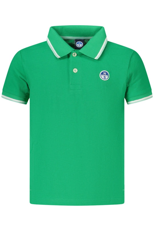 North Sails Children's Short-Sleeved Polo Shirt, Green