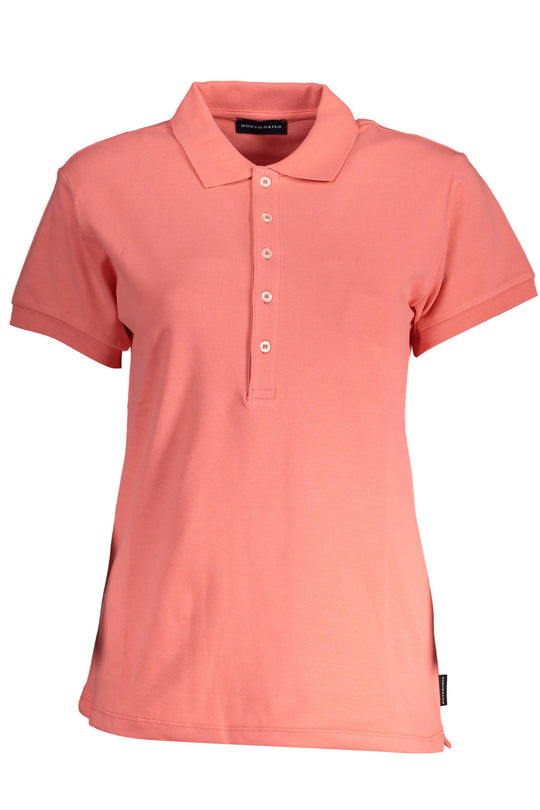 North Sails Women's Short Sleeve Polo Pink