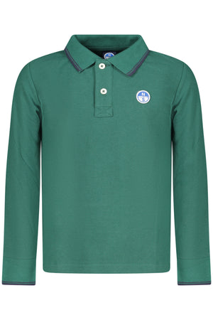 North Sails Children's Long-Sleeved Polo Shirt, Green