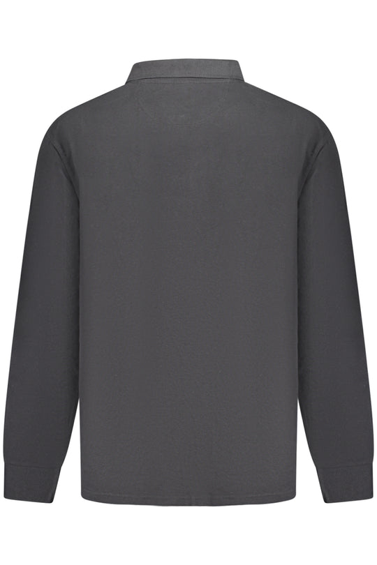 North Sails Men's Long-Sleeved Polo Shirt, Black