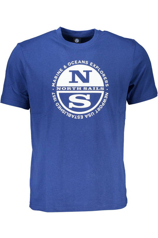 North Sails Men's Short Sleeved T-Shirt Blue