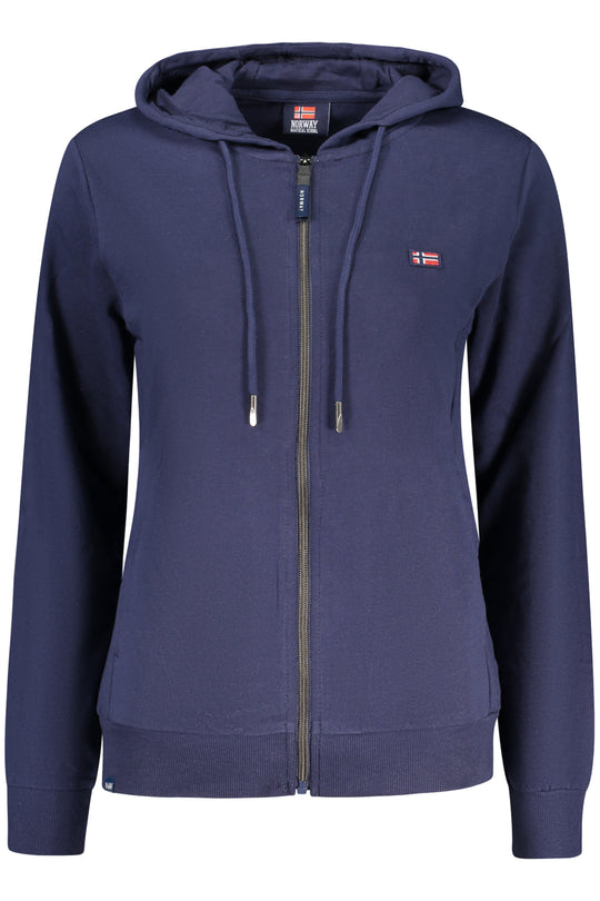 Norway 1963 Women's Blue Zip-Up Sweatshirt