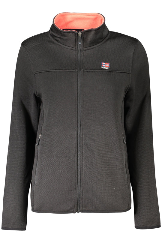 Norway 1963 Women's Black Zip-Up Sweatshirt