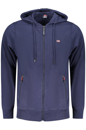 NORWEGEN 1963 BLAUES HERREN-ZIP-SWEATSHIRT