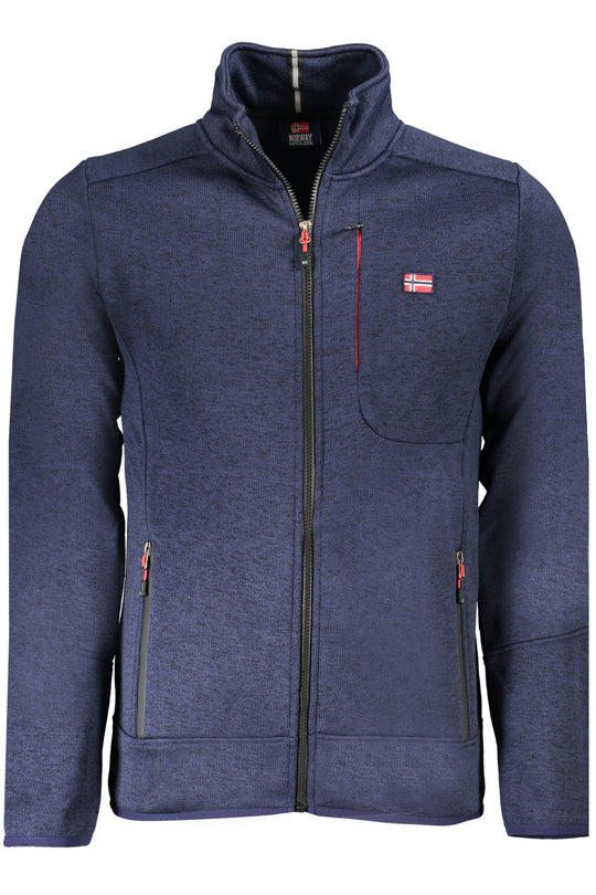 Norway 1963 Men's Blue Zip-Up Sweatshirt