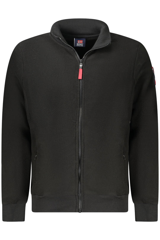 Norway 1963 Men's Black Zip-Up Sweatshirt