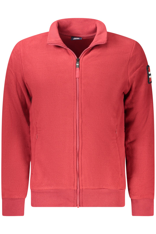 Norway 1963 Men's Red Zip-Up Sweatshirt