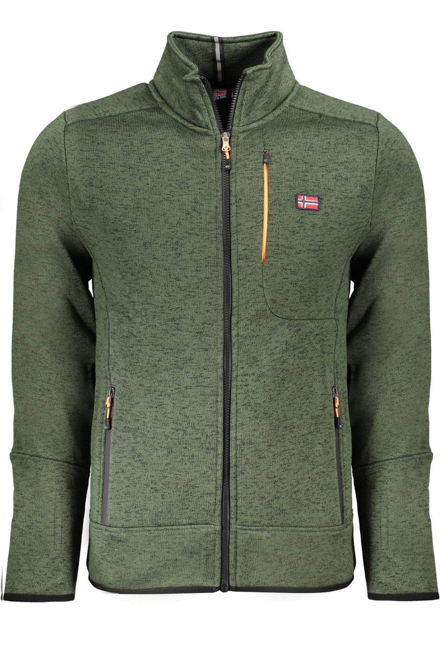Norway 1963 Men's Zip-Up Sweatshirt Green