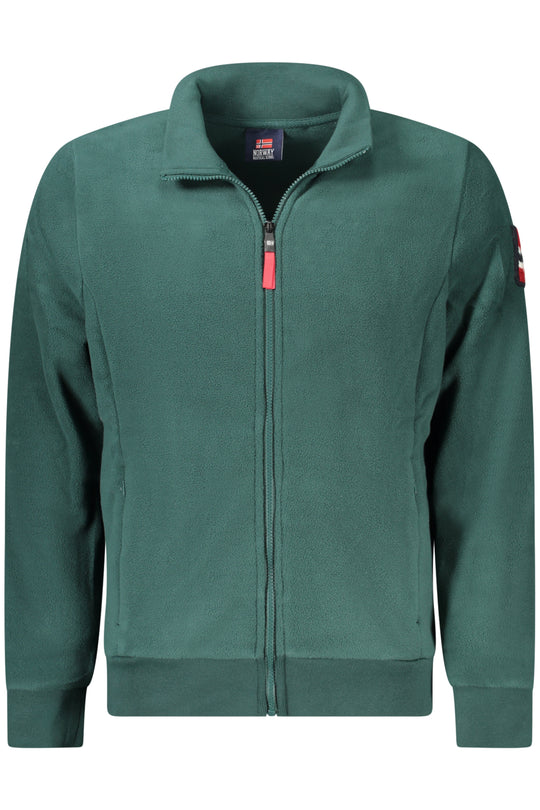 Norway 1963 Men's Green Zip-Up Sweatshirt