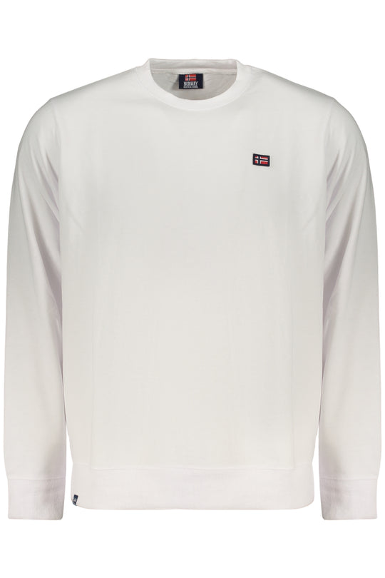 Norway 1963 Men's White Zip-Up Sweatshirt