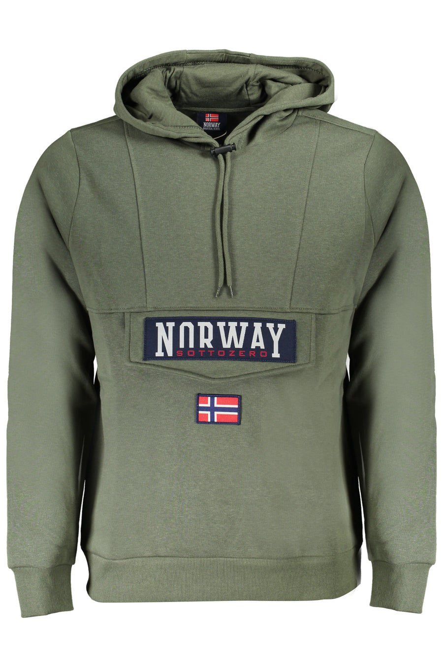 Norway 1963 Men's Zip-Up Sweatshirt Green