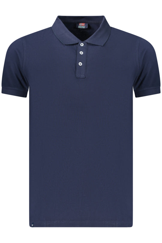 Norway 1963 Men's Short-Sleeved Polo Shirt, Blue