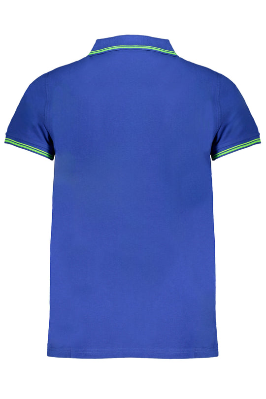 Norway 1963 Men's Blue Short Sleeve Polo Shirt