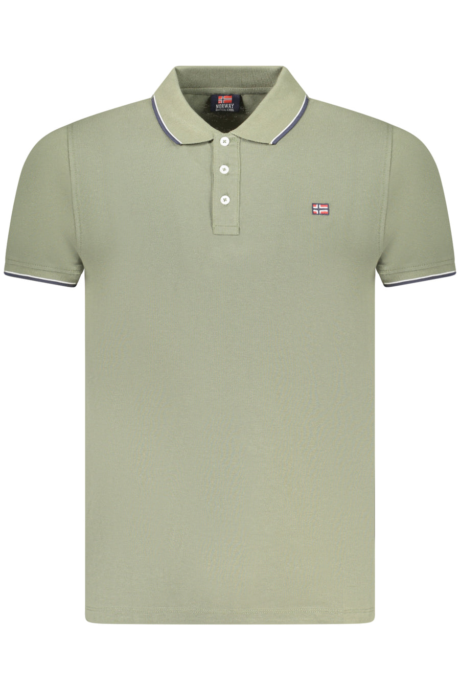 Norway 1963 Men's Short Sleeve Polo Green