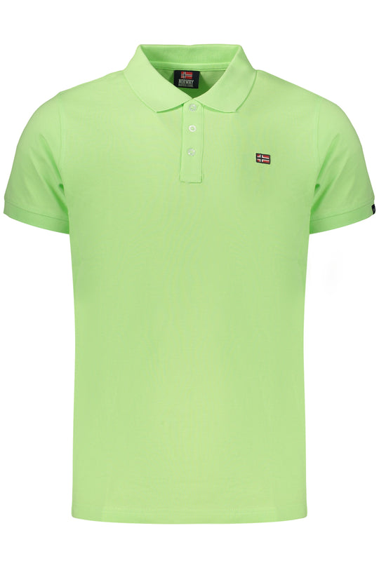 Norway 1963 Men's Short-Sleeved Polo Shirt, Green