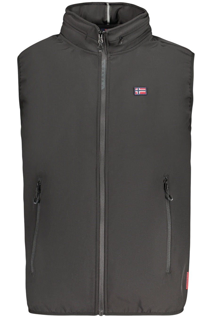 Norway 1963 Men's Black Sleeveless Jacket