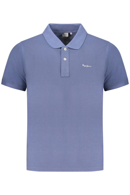 Pepe Jeans Men's Short-Sleeve Polo Shirt, Blue