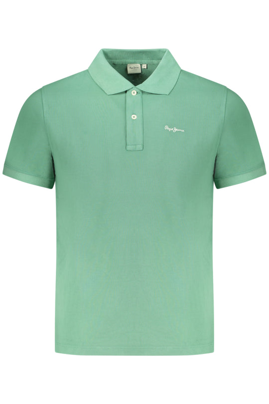 Pepe Jeans Men's Short-Sleeved Polo Shirt, Green