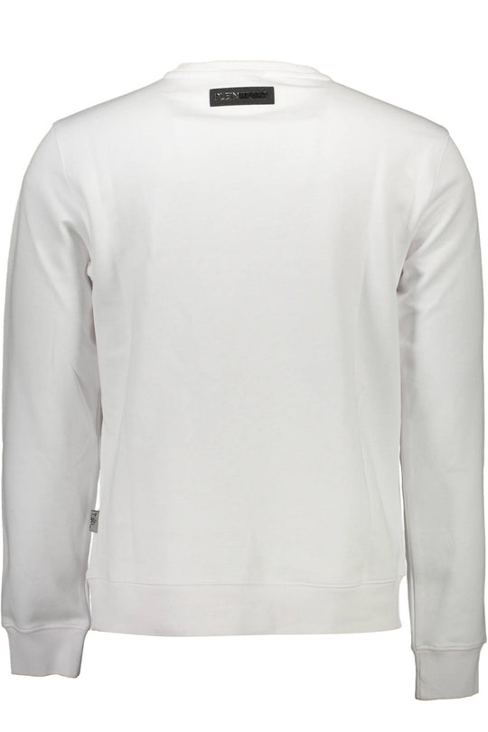 Plein Sport Men's Zip-Up Sweatshirt White