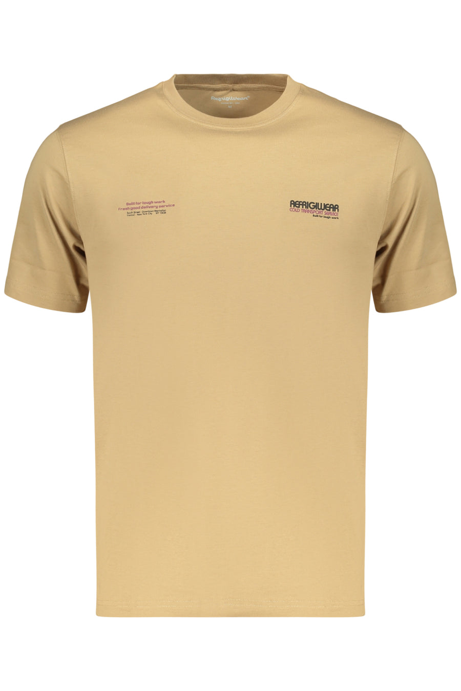 Refrigiwear Men's Short-Sleeve T-Shirt, Brown