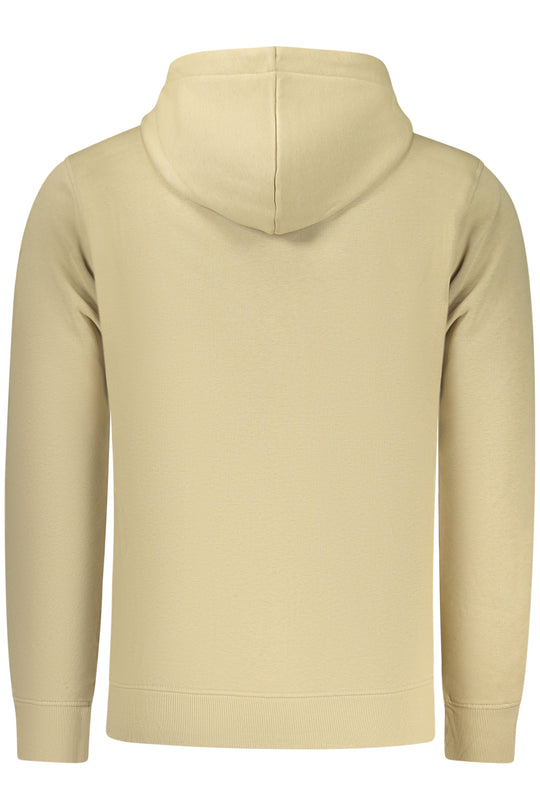 Rifle Men's Zip-Up Sweatshirt Beige