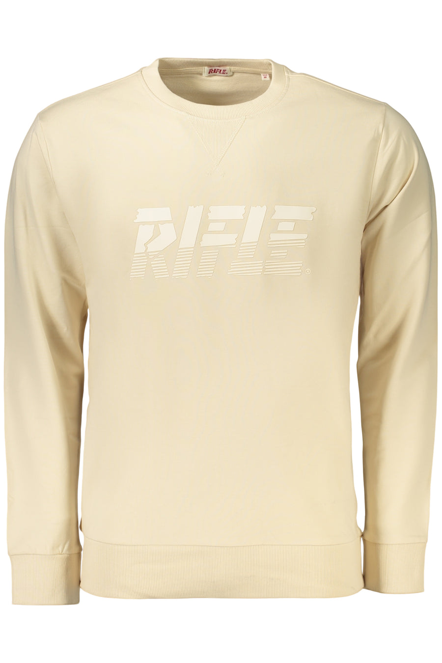 Rifle Men's Zip-Up Sweatshirt Beige