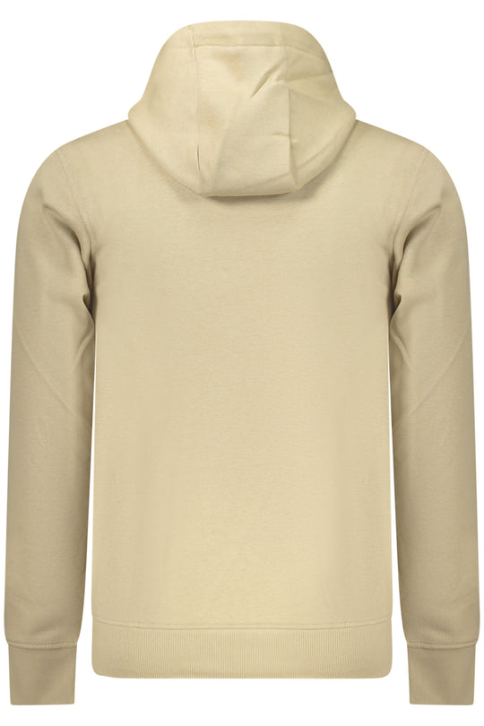 Rifle Men's Zip-Up Sweatshirt Beige