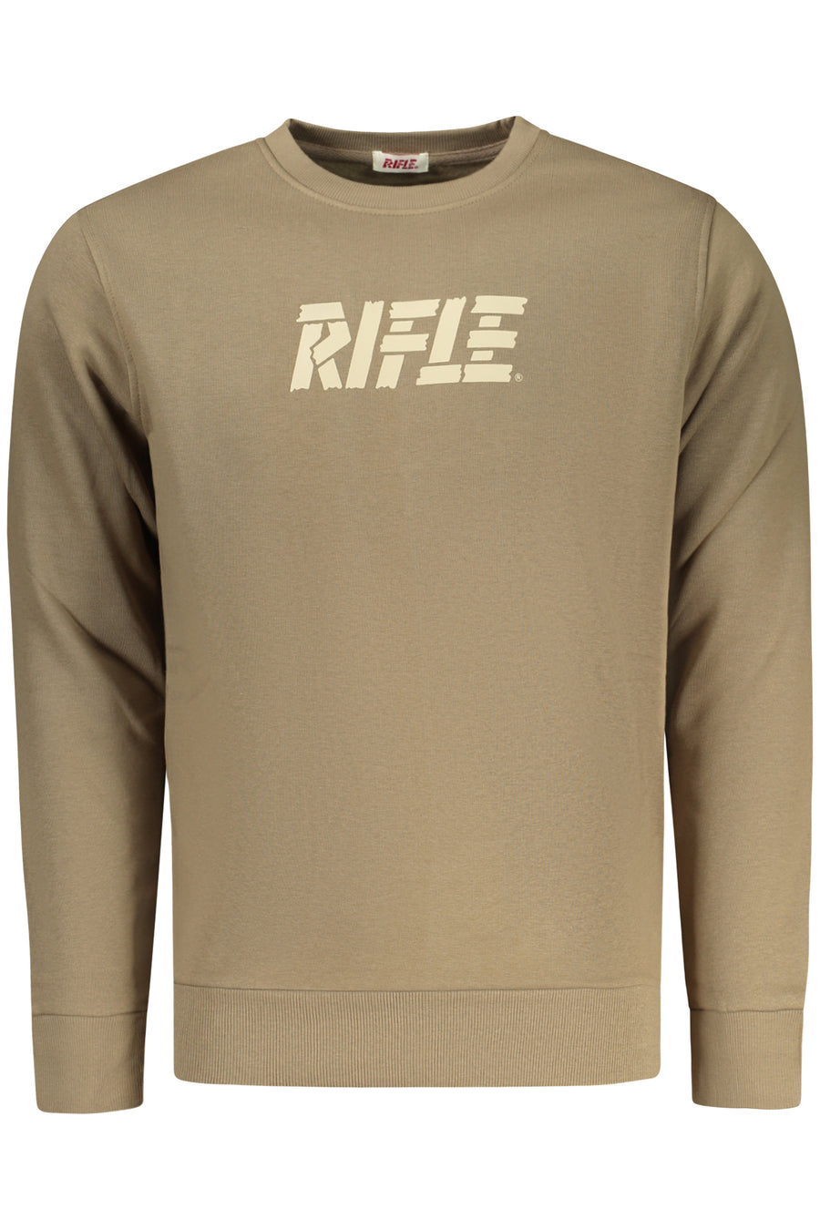 Rifle Men's Zip-Up Sweatshirt Brown