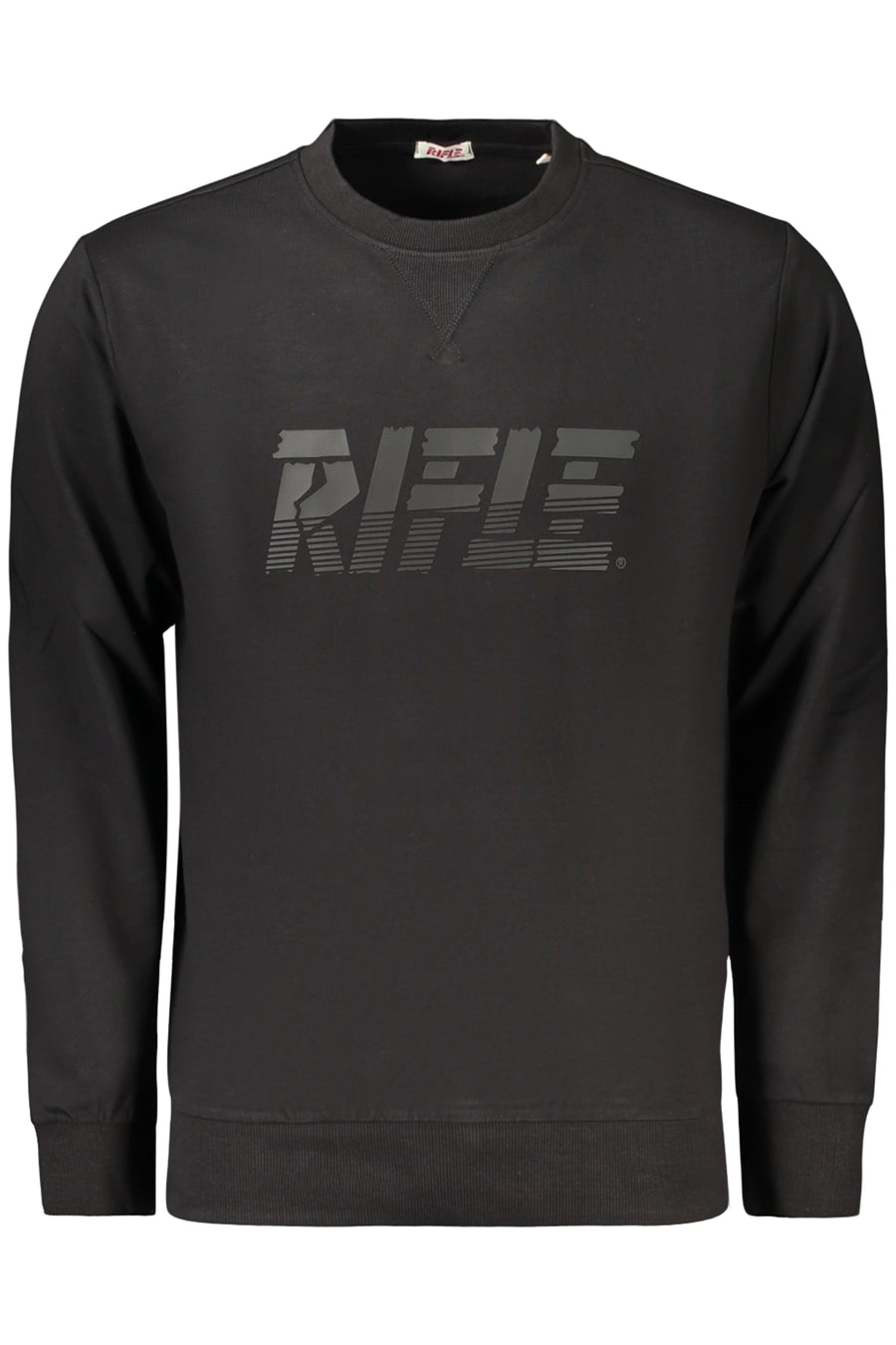 Rifle Men's Black Zip-Up Sweatshirt
