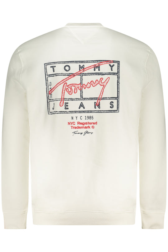 Tommy Hilfiger Men's Zip-Up Sweatshirt White