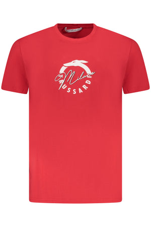 Trussardi Men's Short Sleeve T-Shirt Red