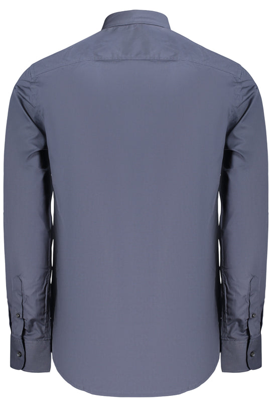 U.S. Grand Us Grand Men's Blue Long-Sleeved Shirt