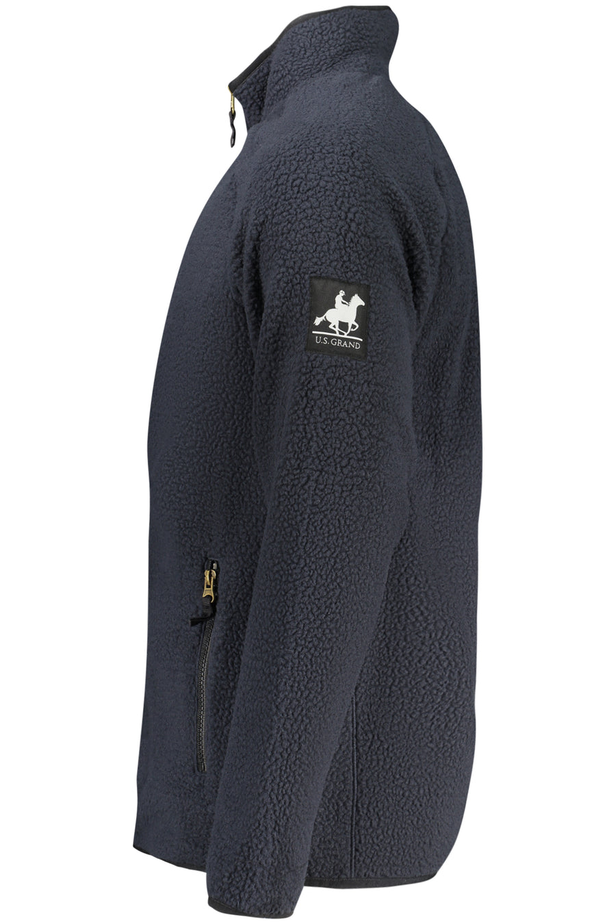 U.S. Grand Us Grand Men's Blue Zip-Up Sweatshirt