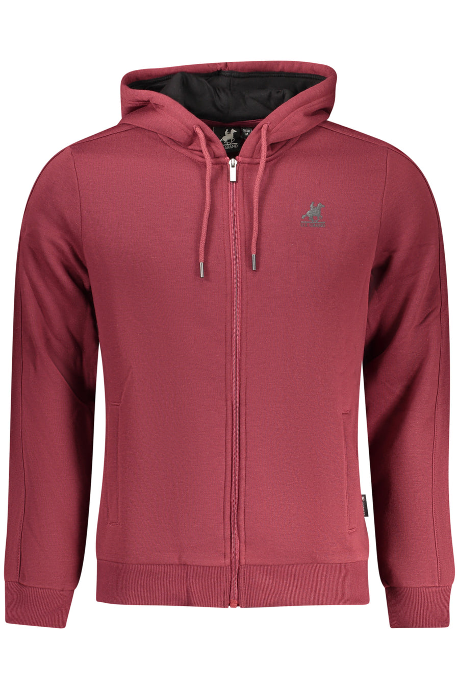 U.S. Grand Us Grand Red Men's Zip-Up Sweatshirt