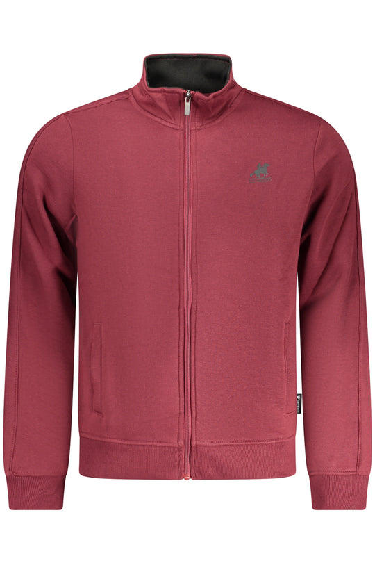U.S. Grand Us Grand Red Men's Zip-Up Sweatshirt