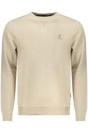 U.S. Grand Us Grand Men's Beige Zip-Up Sweatshirt