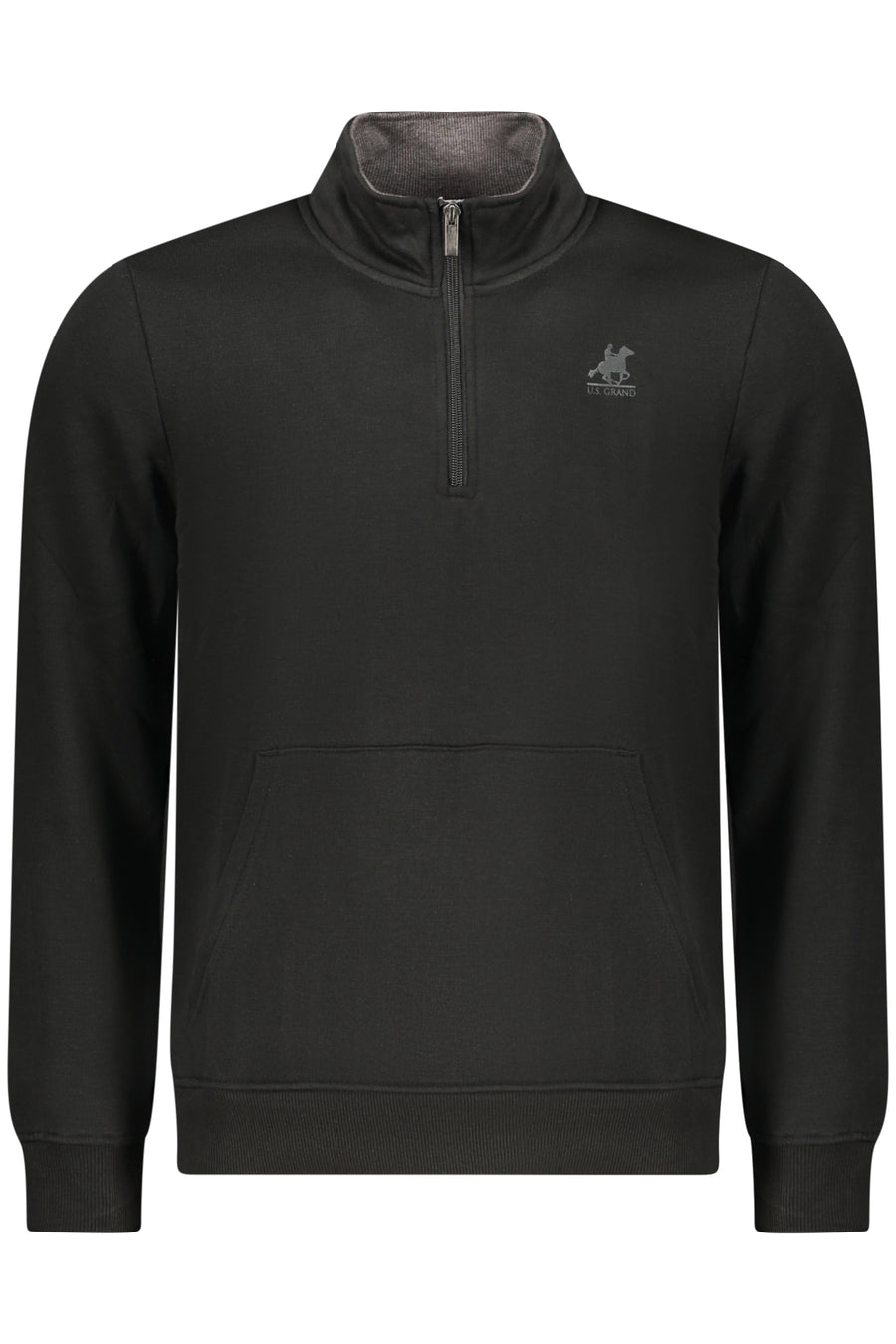 U.S. Grand Us Grand Men's Black Zip-Up Sweatshirt