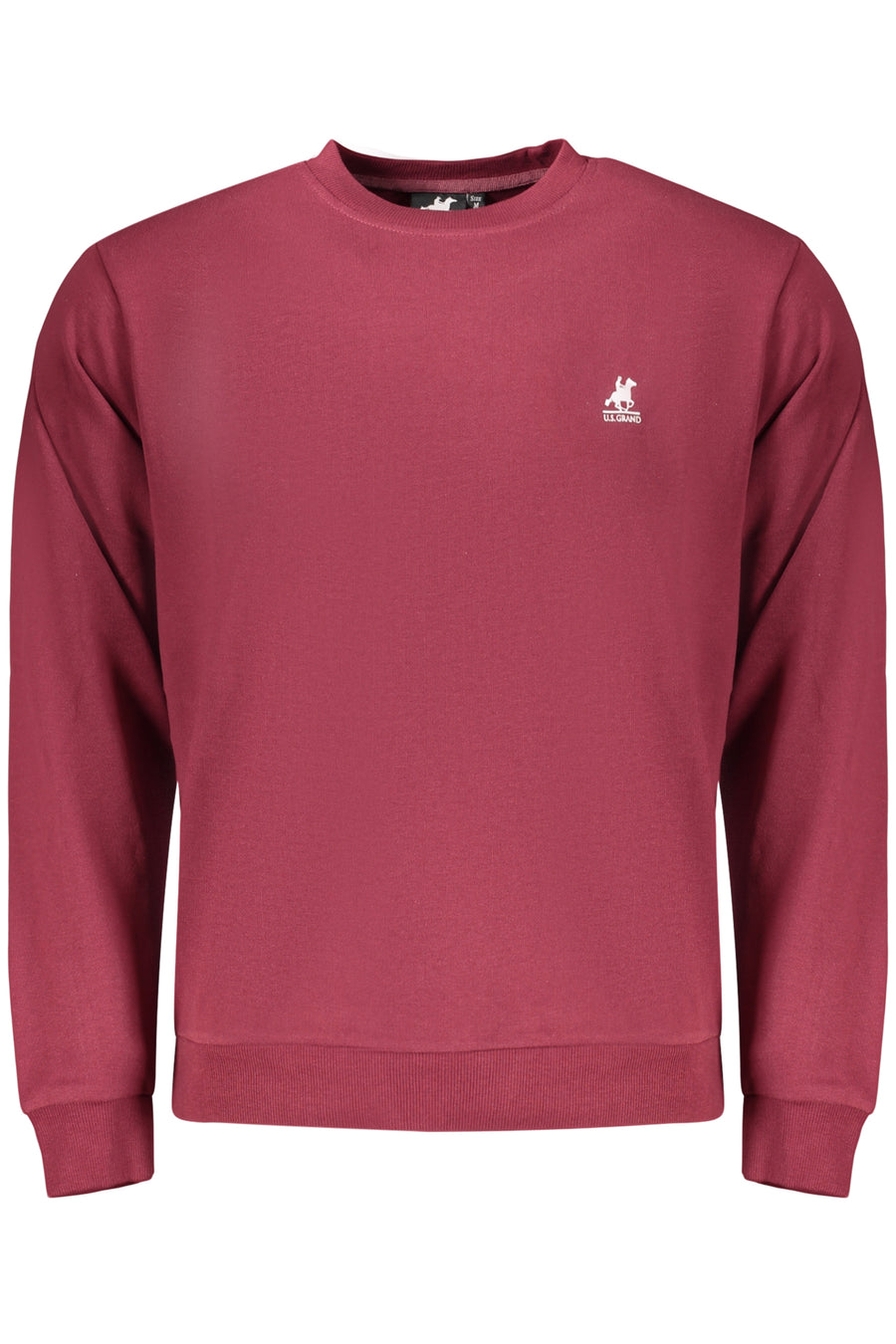 U.S. Grand Us Grand Men's Red Zip-Up Sweatshirt